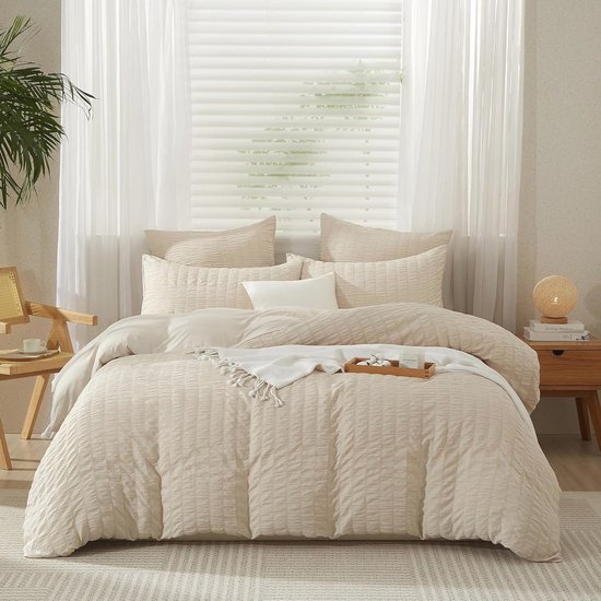 Parure De Couette Microfibre Steevy - 1 Housse De Couette 240x260 Cm 2 Taies 63x63 Cm Noir