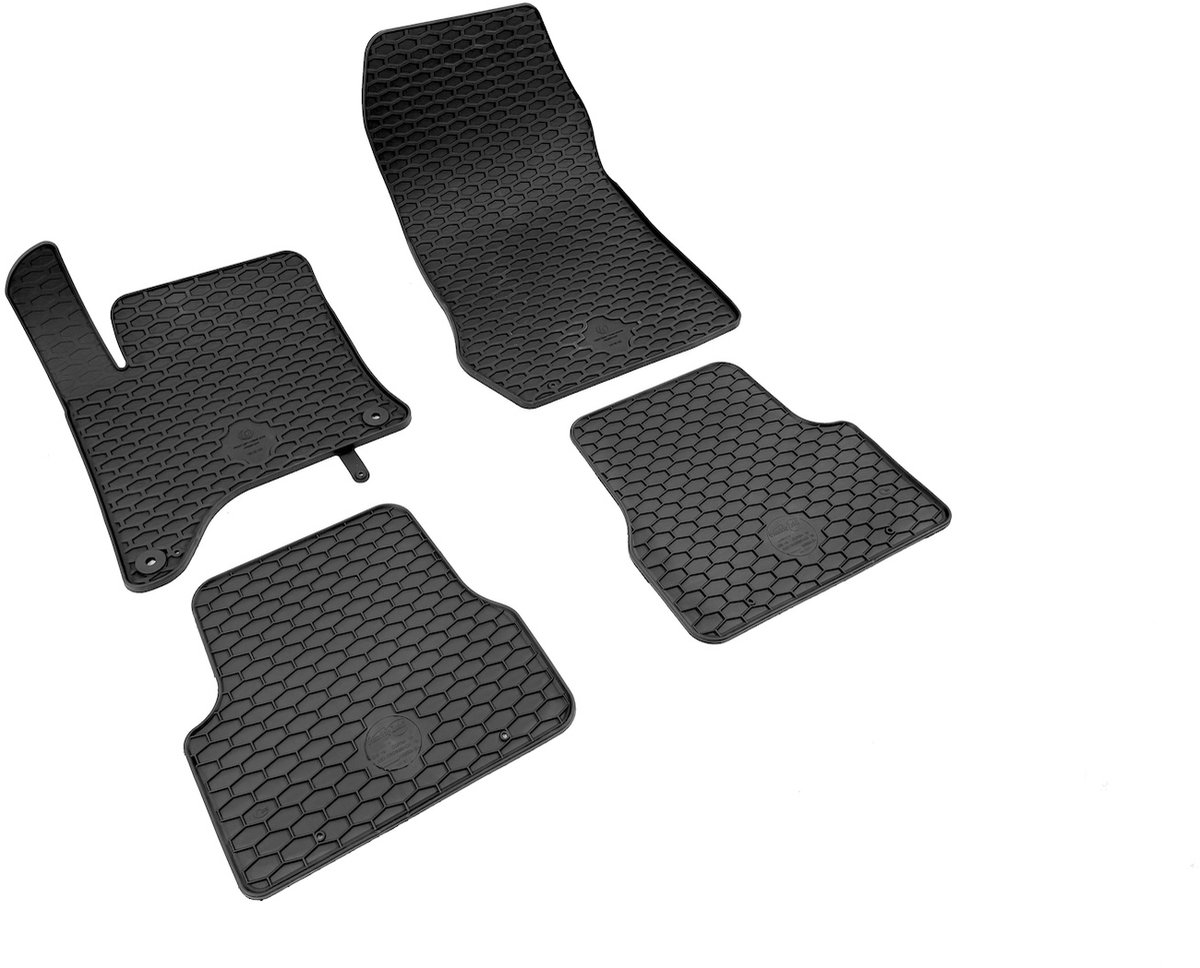 Automatten voor DS 3 CROSSBACK, YPSILON, CORSA F, MOKKA B, Peugeot 208 - 4-delig - Rubber