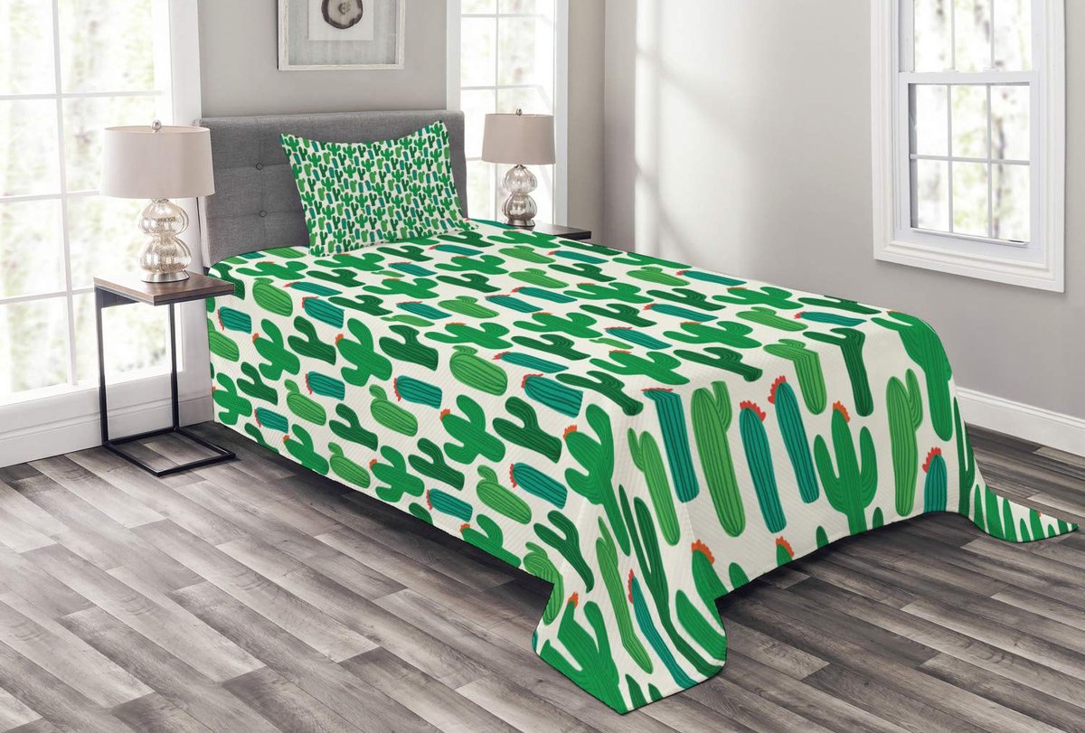 ABAKUHAUS Exotische sprei – San Pedro-kaktus – 170x220 cm