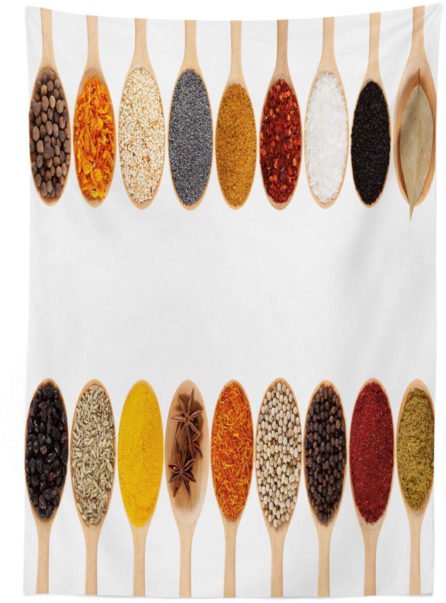 ABAKUHAUS Würz-tafelkleed 140 x 170 cm – veelkleurig – satijnmix