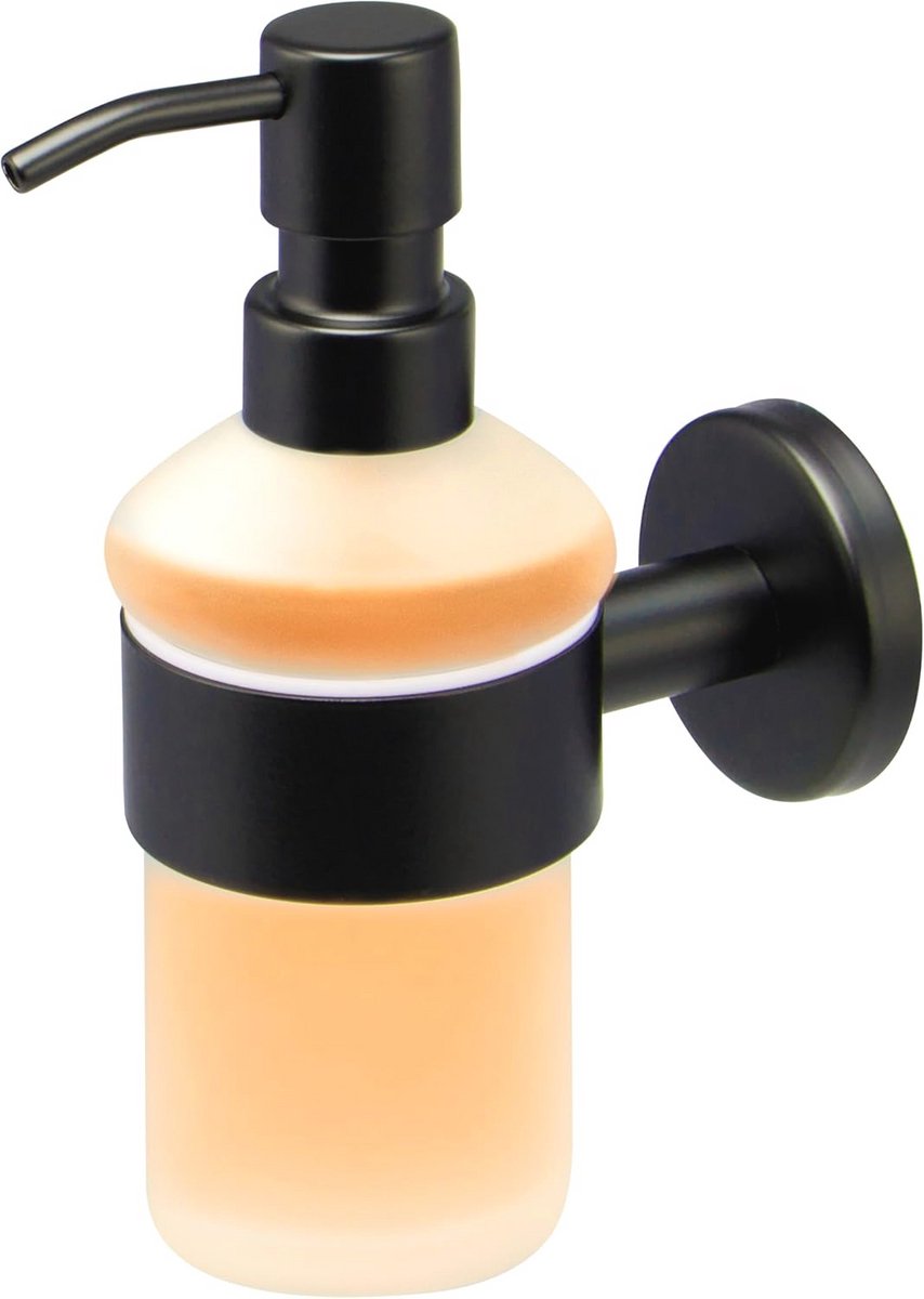 Zwarte Zeepdispenser voor Badkamer - Elegante en Functionele Accessoire