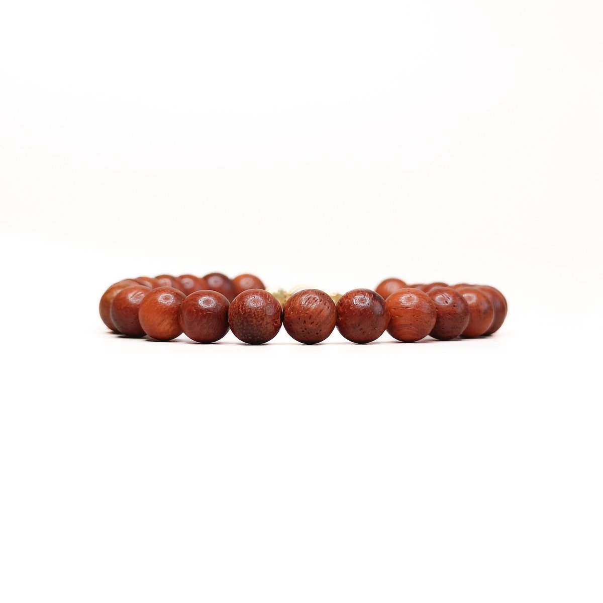 Ava & Imber | Ligna Armband Rosewood | Houten Damesarmband 16cm met 5cm Verlengstukje | Rosewood Hout en 18k PVD Gecoat Stainless Steel | Armband Hout Vrouwen in Cadeaudoosje