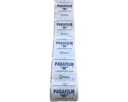 Parafilm sluitband extra breed voor flessen en containers – 1 tot 5 meter