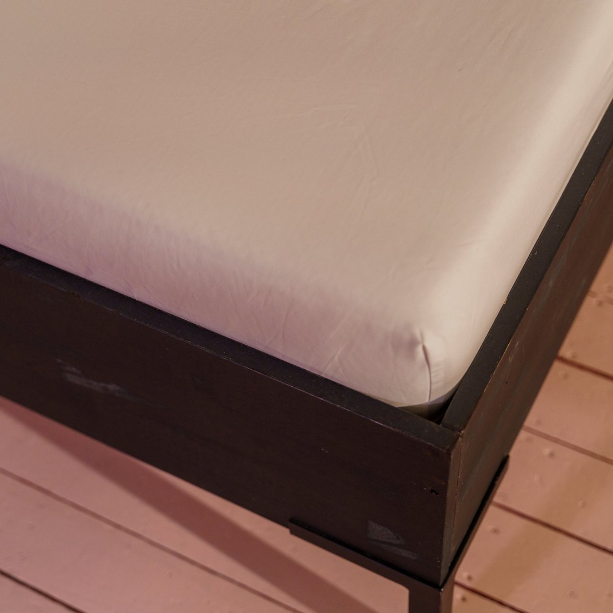 Kayori Shizu Splittopper Hoeslaken Perkal - 200x210-220cm - 200TC Hotelkwaliteit - Matrasdikte 12 cm - Zand