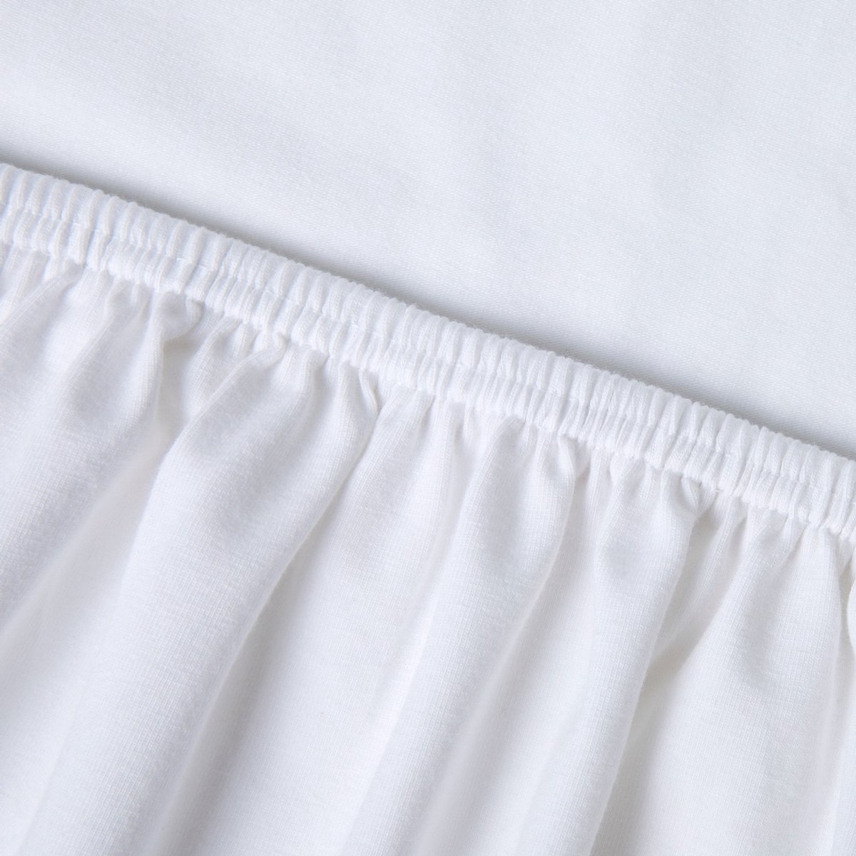 kayori Saiko Splittopper Hoeslaken Premium Jersey - 180-200x200-220cm - Matrasdikte 12 cm - Biologisch Katoen - Wit