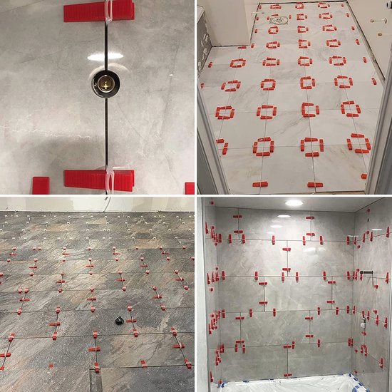 GOYADA 601-delige Tegel Nivelleringssysteem - 1,5mm Clips, Wiggen & Tang Voor Perfecte Tegels