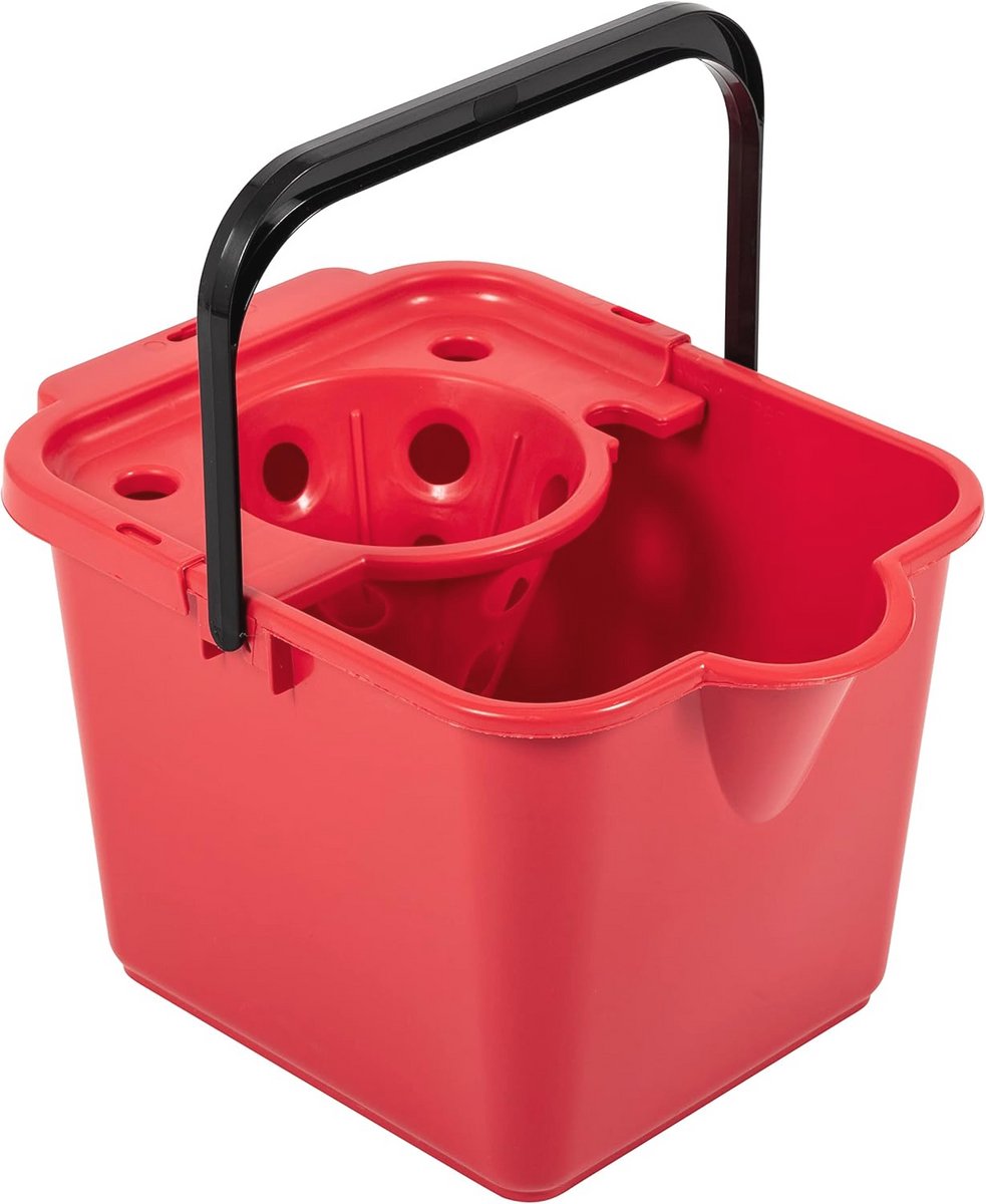 12 Litre Mop Pail and Wringer - Grote Capaciteit en Duurzaam