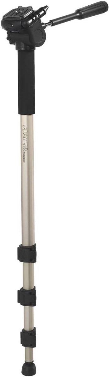 Zilveren Monopod Statief voor Schudvrije Foto's