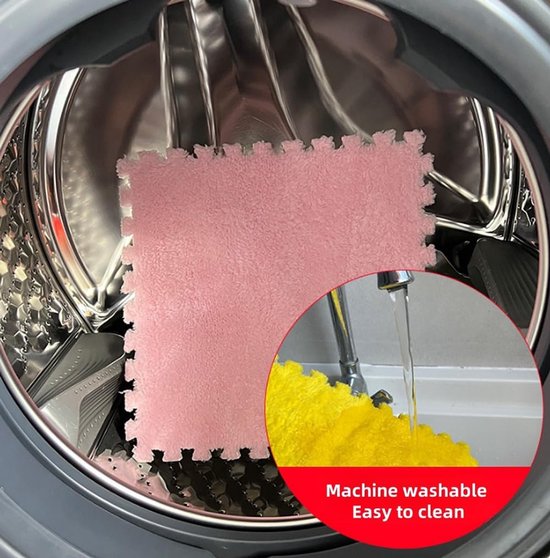 BalanceFrom Puzzel Oefenmat EVA-schuim in elkaar grijpende tegels, zwart