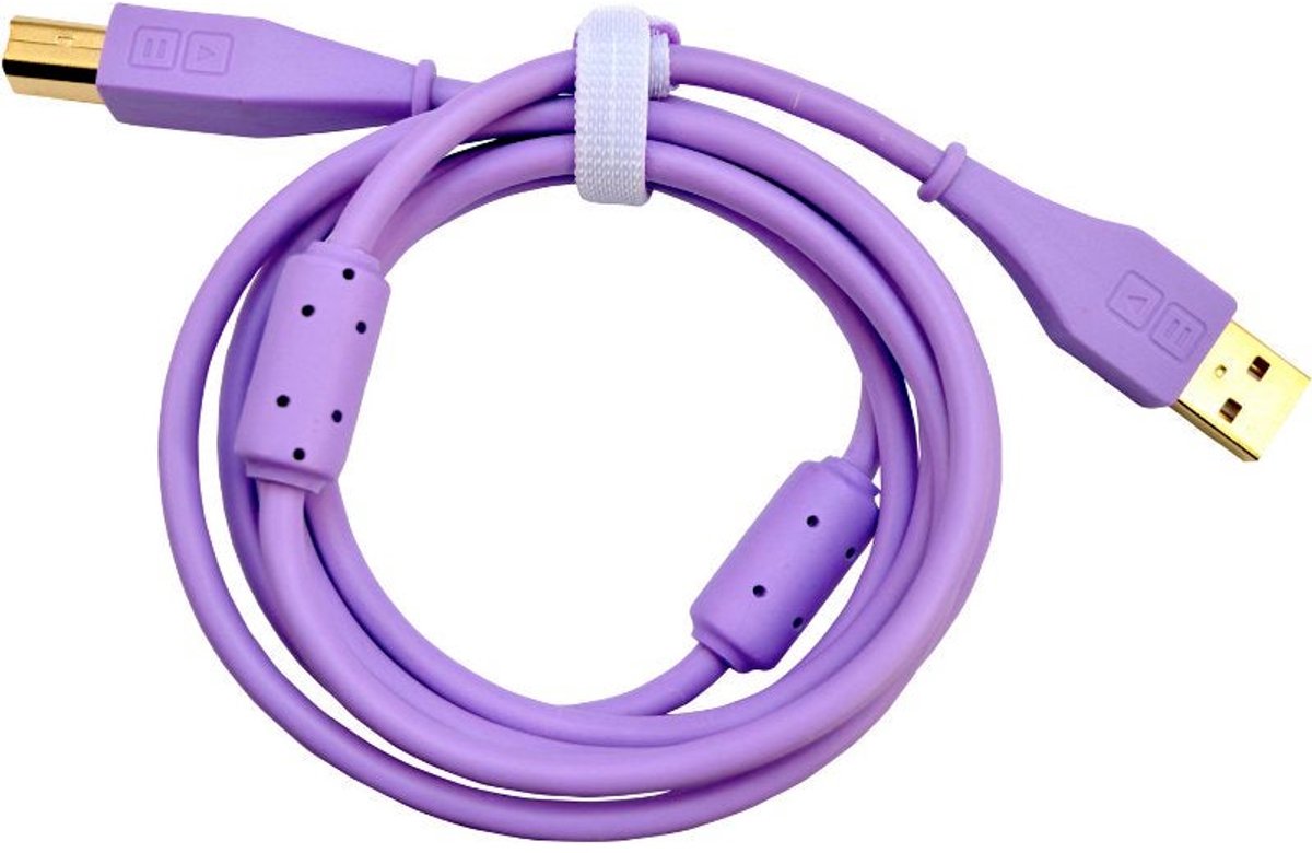 DJ TechTools Chroma Cable straight USB 1.5 m paars