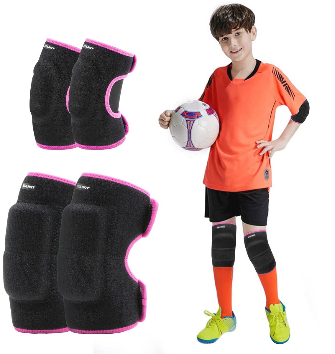 Knie- en Elleboogbeschermers voor Kinderen, Volwassenen en Junioren - Ideaal voor Sport en Activiteiten