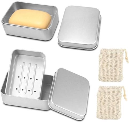 3 stuks waterdichte zeepbakjes, premium zeepbakje met afvoerzeef en 3 stuks waterdichte zeepbakjes, premium zeepbakje met afvoerzeef en