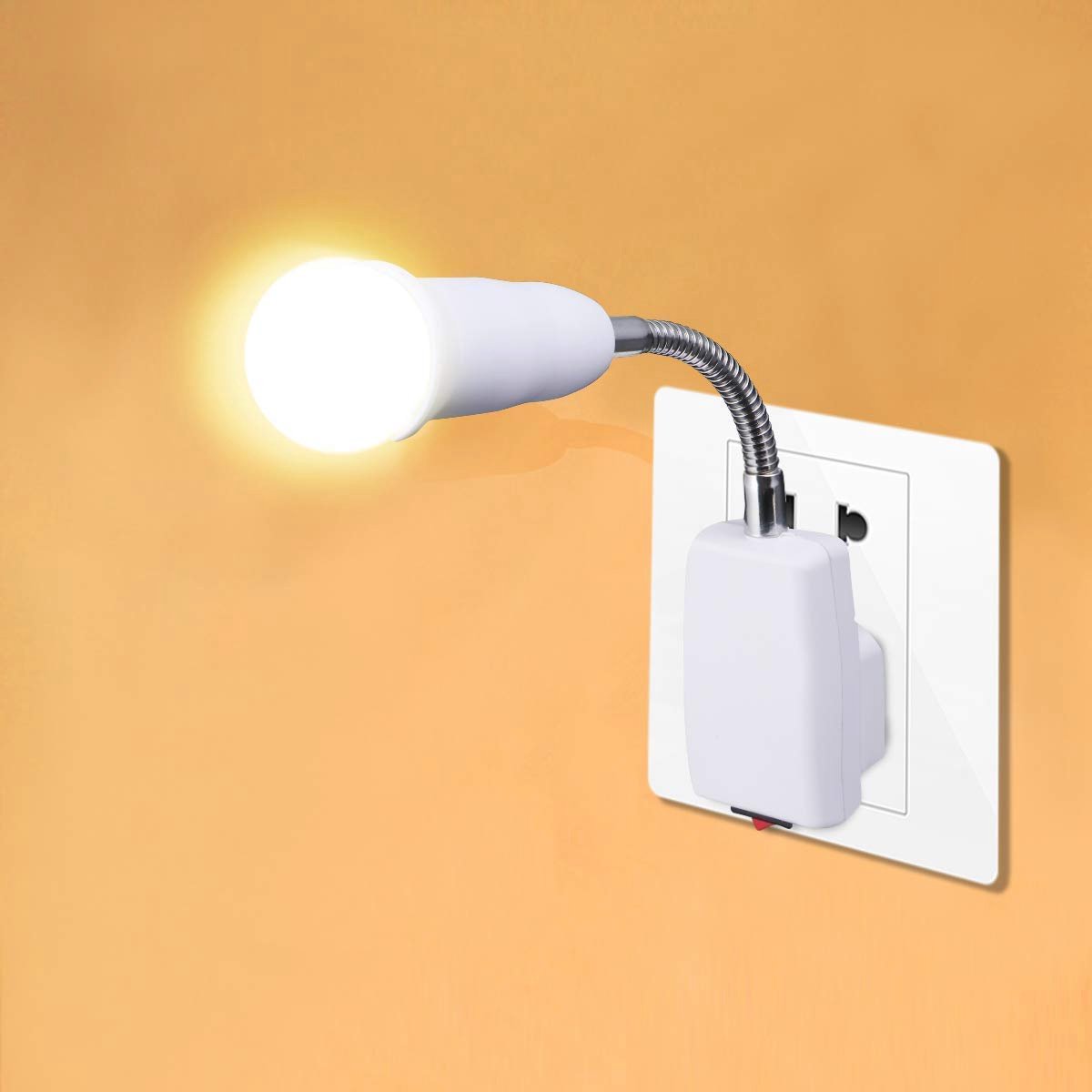 E27-fitting met schakelaar voor keukenwandlamp 220V - Draadloze wandspot voor leeslamp en garagelamp