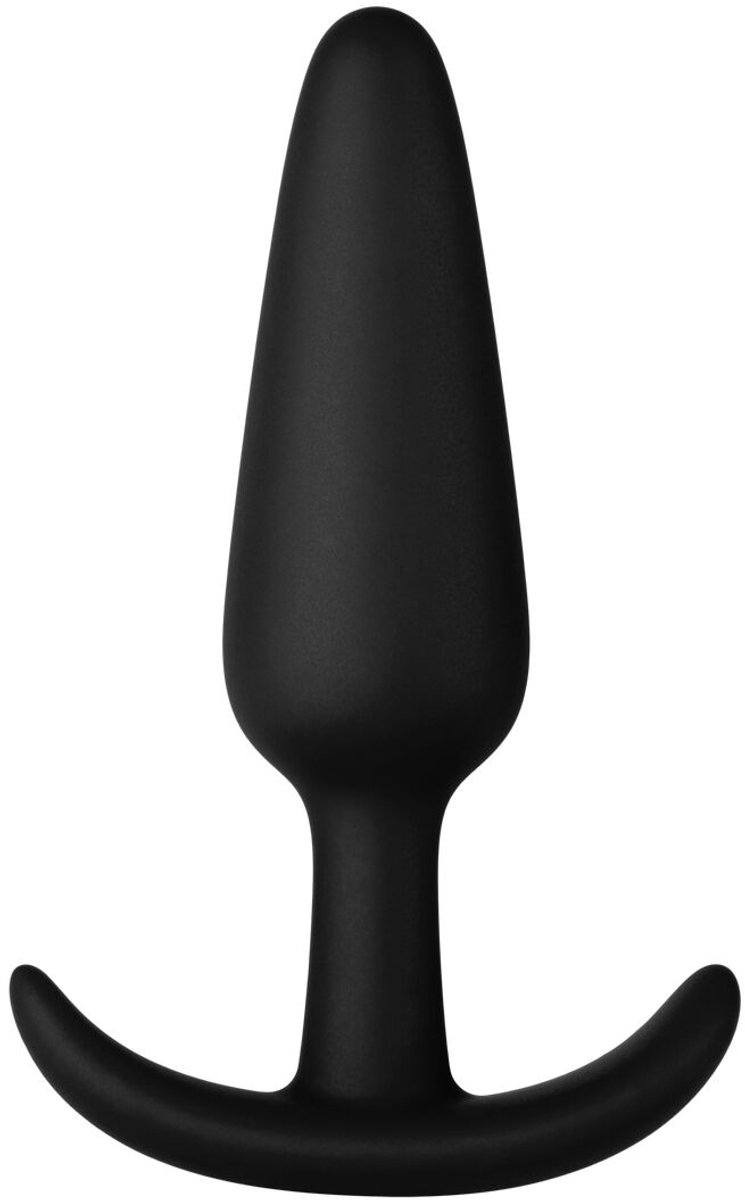 Forto F-31 plug Small Anaalplug - Zwart - 8.4 cm