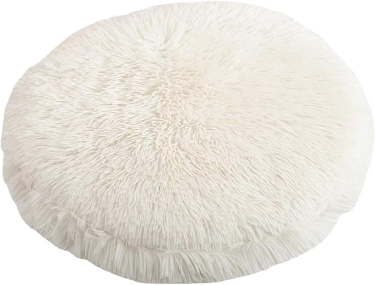 Rond Pluche Kussen voor Katten en Honden - Zacht en Comfortabel