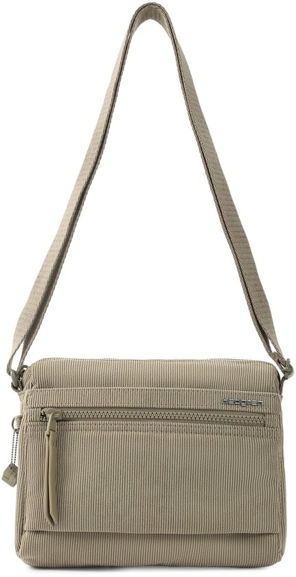 Hedgren sac à épaule bandoulière Inner City Eye Shoulder Bag RFID Corduroy String Beige taupe