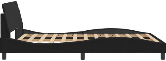 vidaXL-Bedframe-met-hoofdeinde-fluweel-zwart-120x200-cm