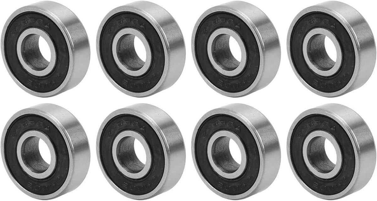Provento Skateboardlagers set voor hoge snelheid skate scooter wielen quad skate inline en rolschaatsen Premium kwaliteit ABEC-9 lagers met 608rs Any
