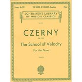 Schermer's Library of Musical Classics: Czerny, Op. 299, De School van Snelheid voor Piano, Compleet.