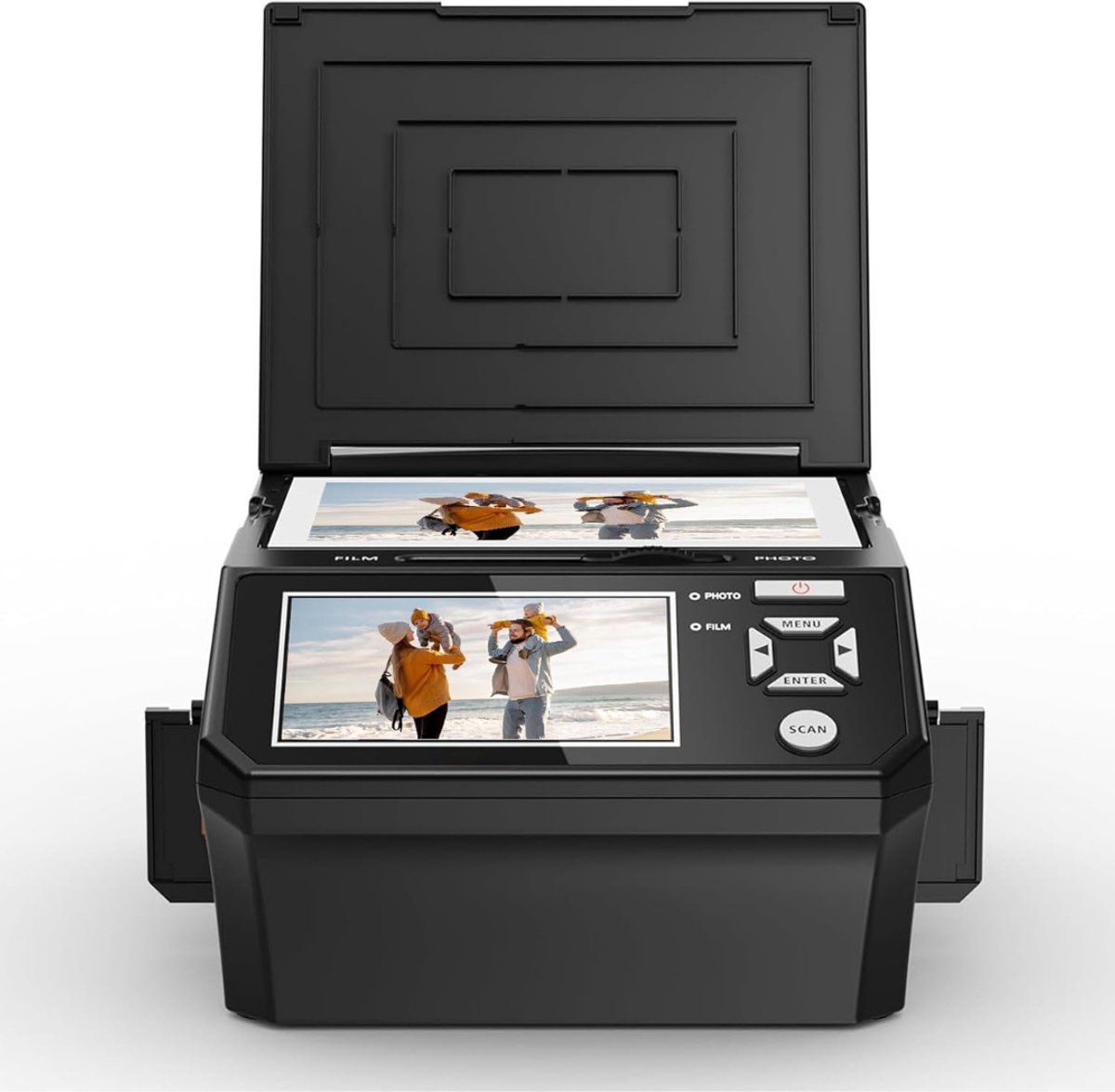 White-Label® Negatiefscanner - Diascanner Kopen - Digitaal Maken Oude Foto's -Zwart