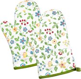 1 paar Ovenwanten - Hittebestendige Handschoenen - Barbecue Handschoen - Grill & Oven Want - hittebestendige - bbq accessoires - Warmte-isolerende handschoenen - Koken - Polyester