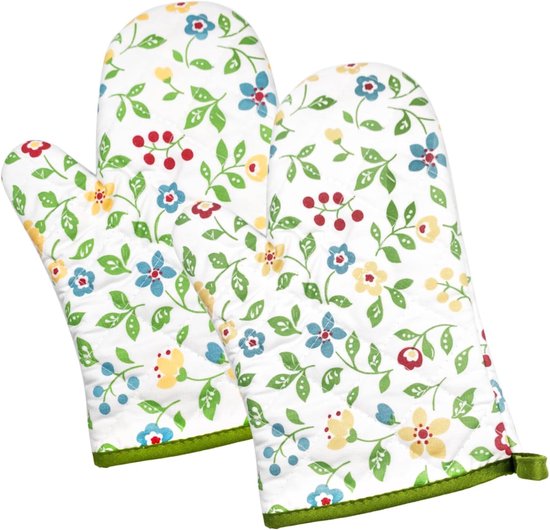 1 paar Ovenwanten - Hittebestendige Handschoenen - Barbecue Handschoen - Grill & Oven Want - hittebestendige - bbq accessoires - Warmte-isolerende handschoenen - Koken - Polyester