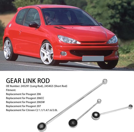 Varilla De Conexión De La Caja De Cambios 245291 Reemplazo De La Palanca Selectora De La Caja De Cambios Para Peugeot 206 206cc 206sw 207 89008185
