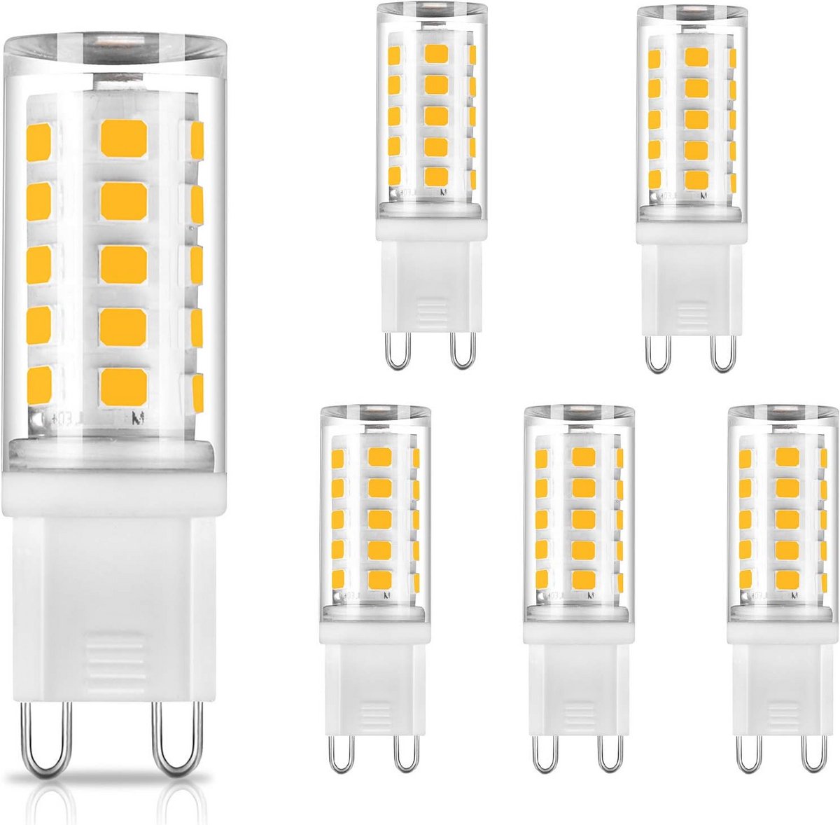 G9 LED-lampen Warm Wit 2700K - 3W, Halogeen Equivalent, 5 Stuks
