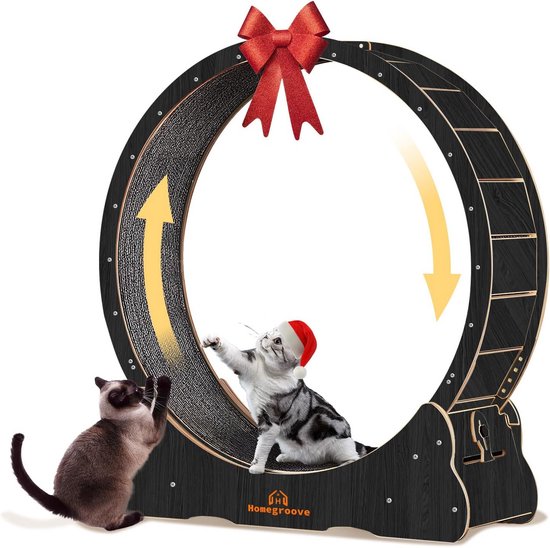 Petlux Loopwiel voor Katten Zwart