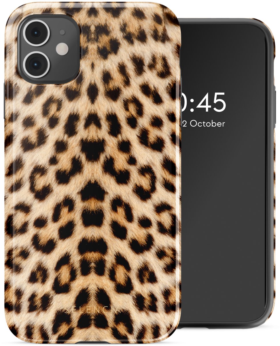 Selencia Hoesje - Geschikt voor Apple iPhone 11 - Backcover - Wild Leo
