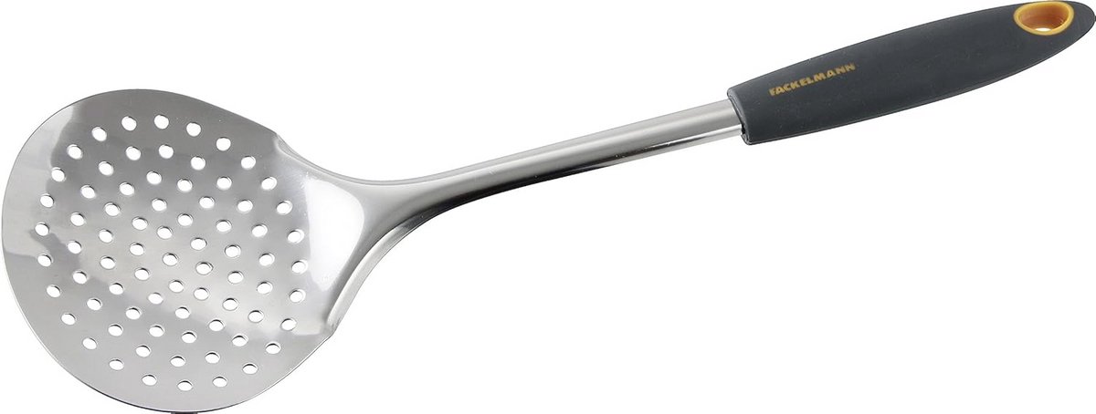 Roestvrij Stalen Abseihlöffel 34 cm met Ergonomische Handgreep - Keukenhulp voor Koken