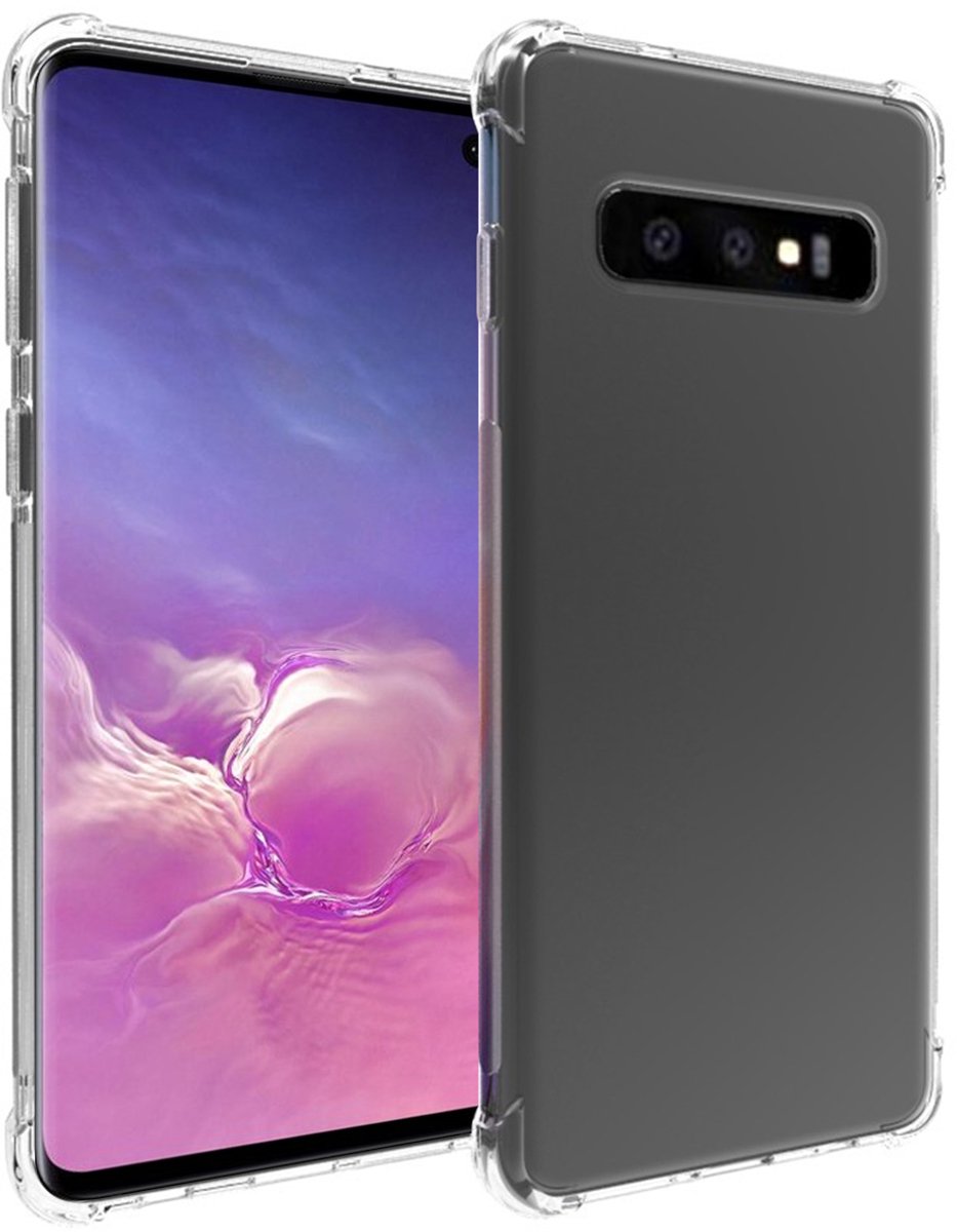 imoshion Hoesje - Geschikt voor Samsung Galaxy S10 - Shockproof Case - Transparant
