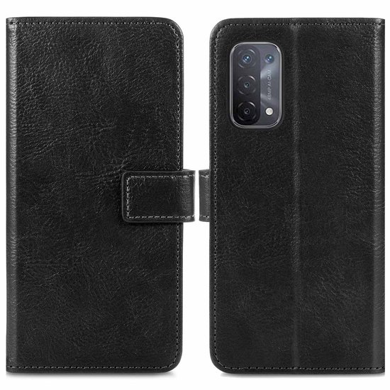 iMoshion Luxe Booktype pour Oppo A74 (5G) - Zwart