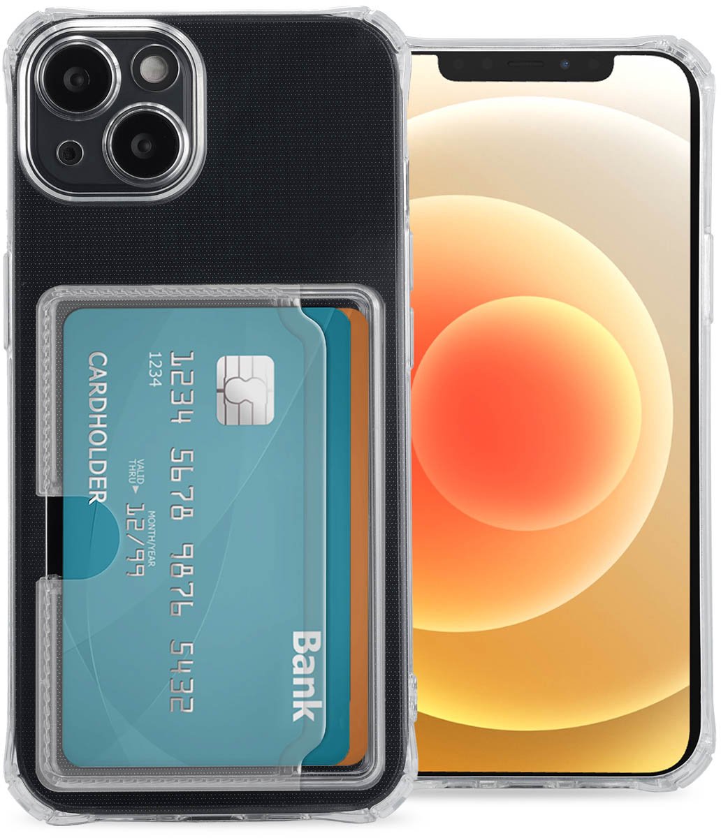 imoshion Hoesje met Pasjeshouder - Geschikt voor Apple iPhone 12 - Transparant