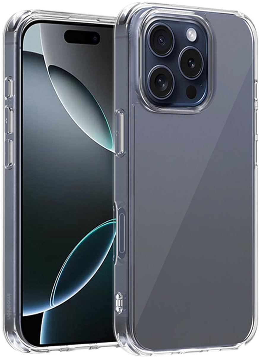 imoshion Hoesje - Geschikt voor Apple iPhone 16 Pro Max - Protective Backcover - Transparant