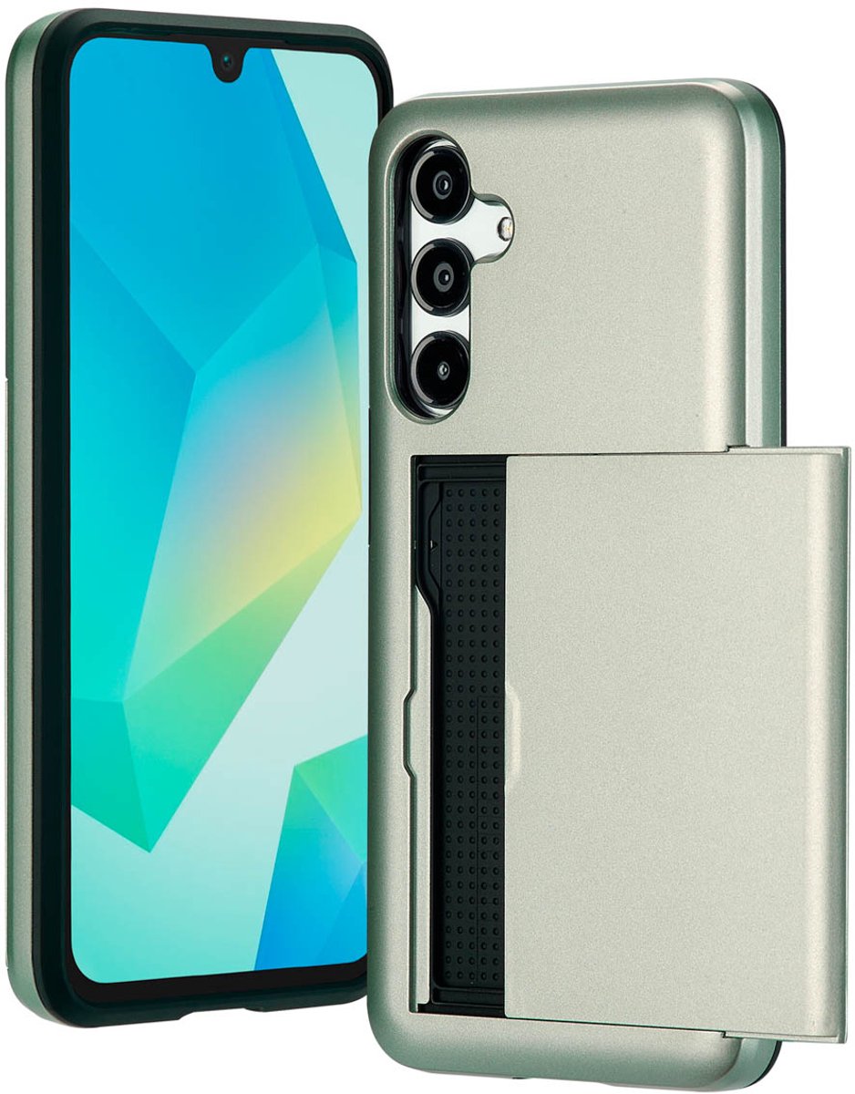 imoshion Hoesje met Pasjeshouder - Geschikt voor Samsung Galaxy A16 (4G) / A16 (5G) - Groen