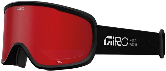 Giro GG CRUZ STACKED BLK AMBER SCARLET Unisex Skibril - Black