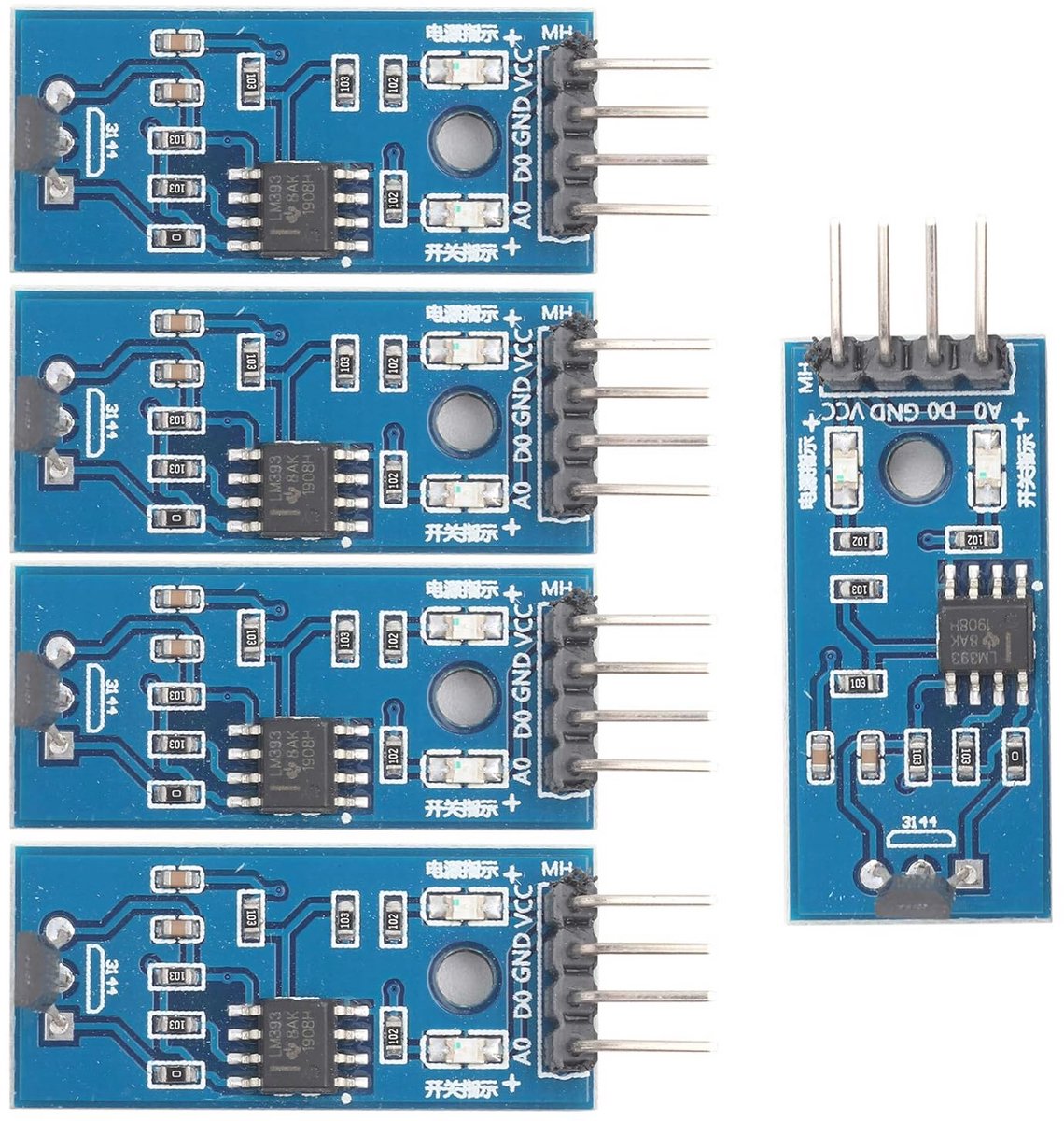 Effect Sensor Schakelaar Module - 5 Stuks Bewegingsdetectie & Snelheid Tellen
