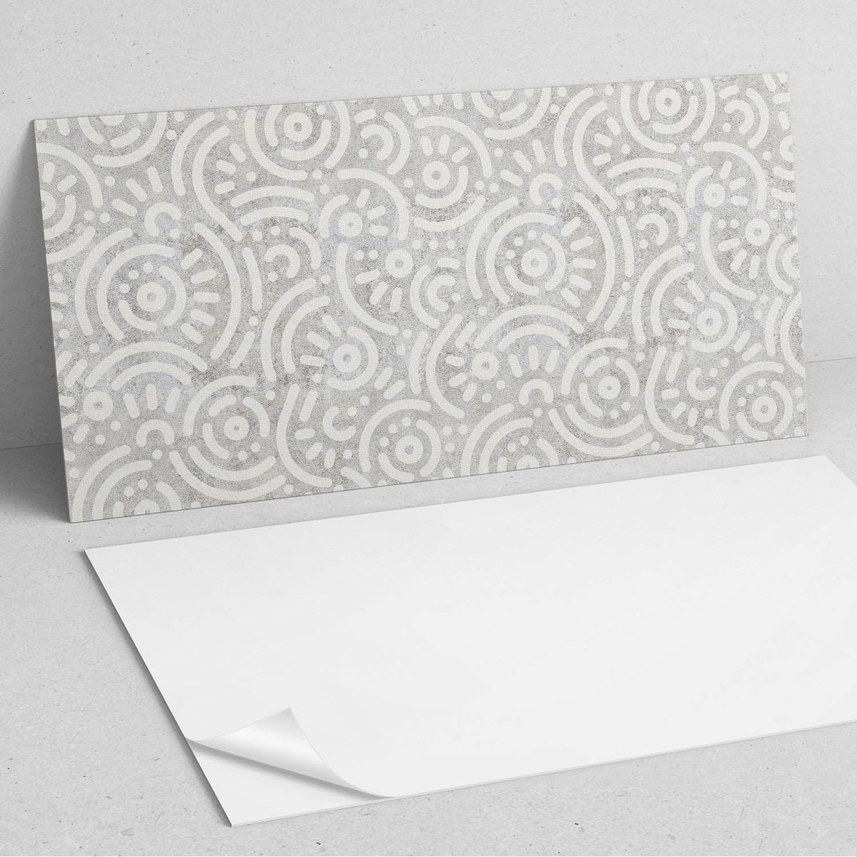 Coloray Wandpanelen Zelfklevend - Abstract lijnpatroon PVC Wandpaneel - 100 cm x 50 cm - G