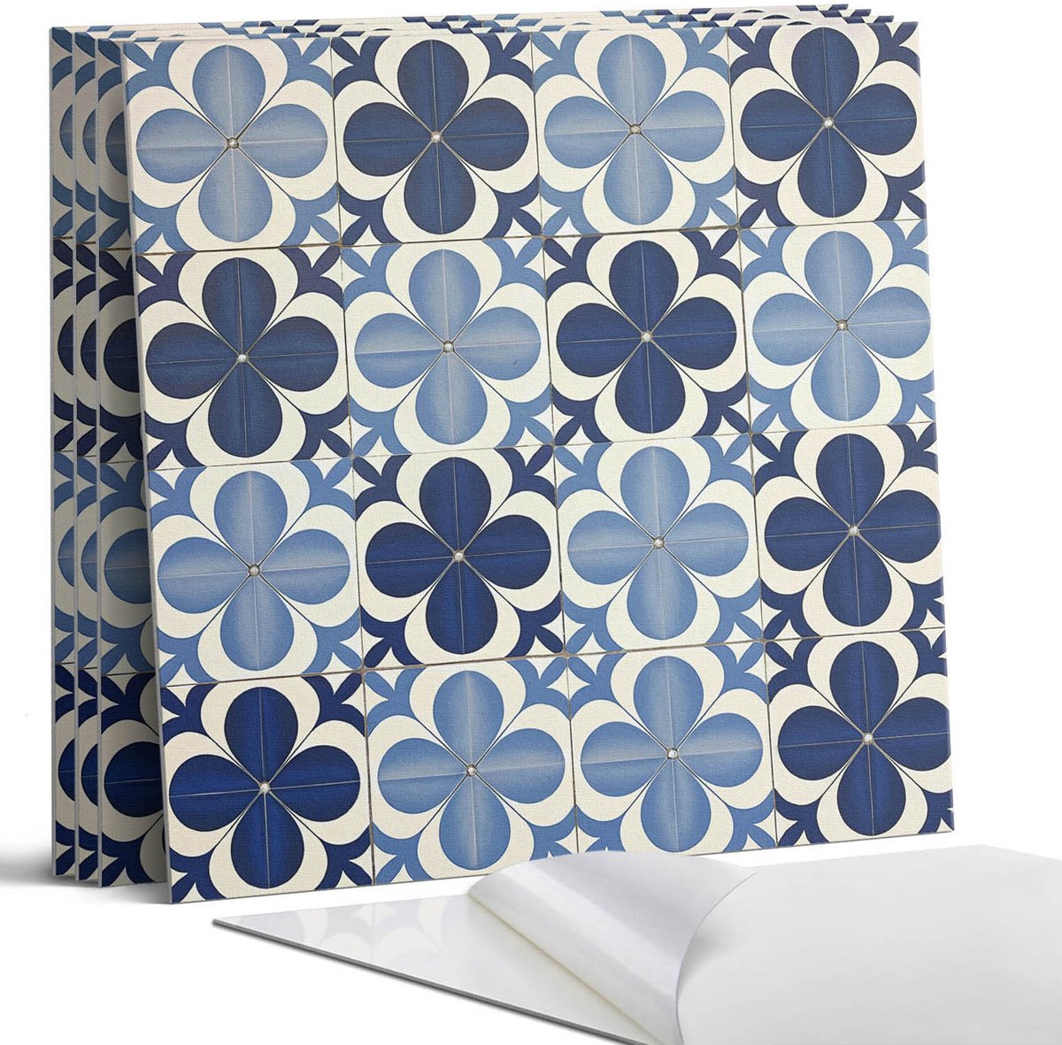 Coloray Wandpanelen Zelfklevend - Geometrisch bloemenpatroon Zelfklevende Wandpanelen - 50