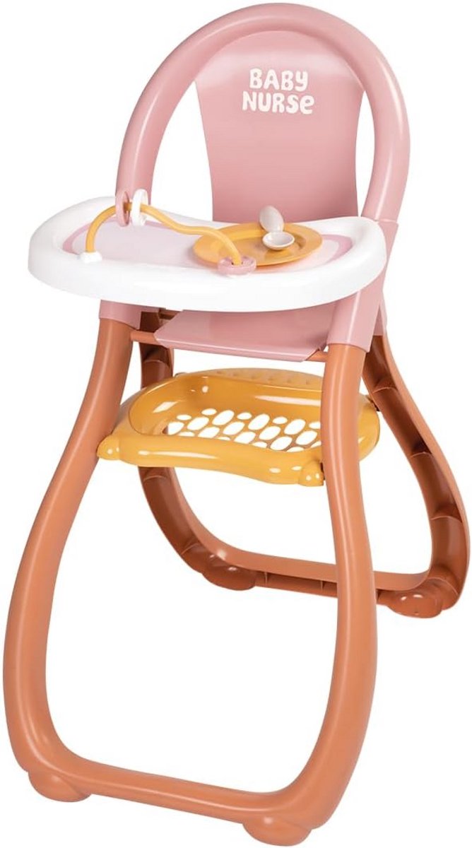 Poppen Kinderstoel met Accessoires voor Poppen tot 42 cm - Speelgoed voor Kinderen vanaf 18 Maanden