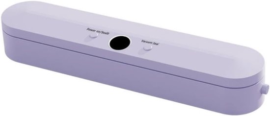 Vacuumverpakkingsmachine Met Real Time Vacuümregeling Krachtige Zuiging Vochtige En Droge Modes Voor Veilige Voedselopslag Paarse