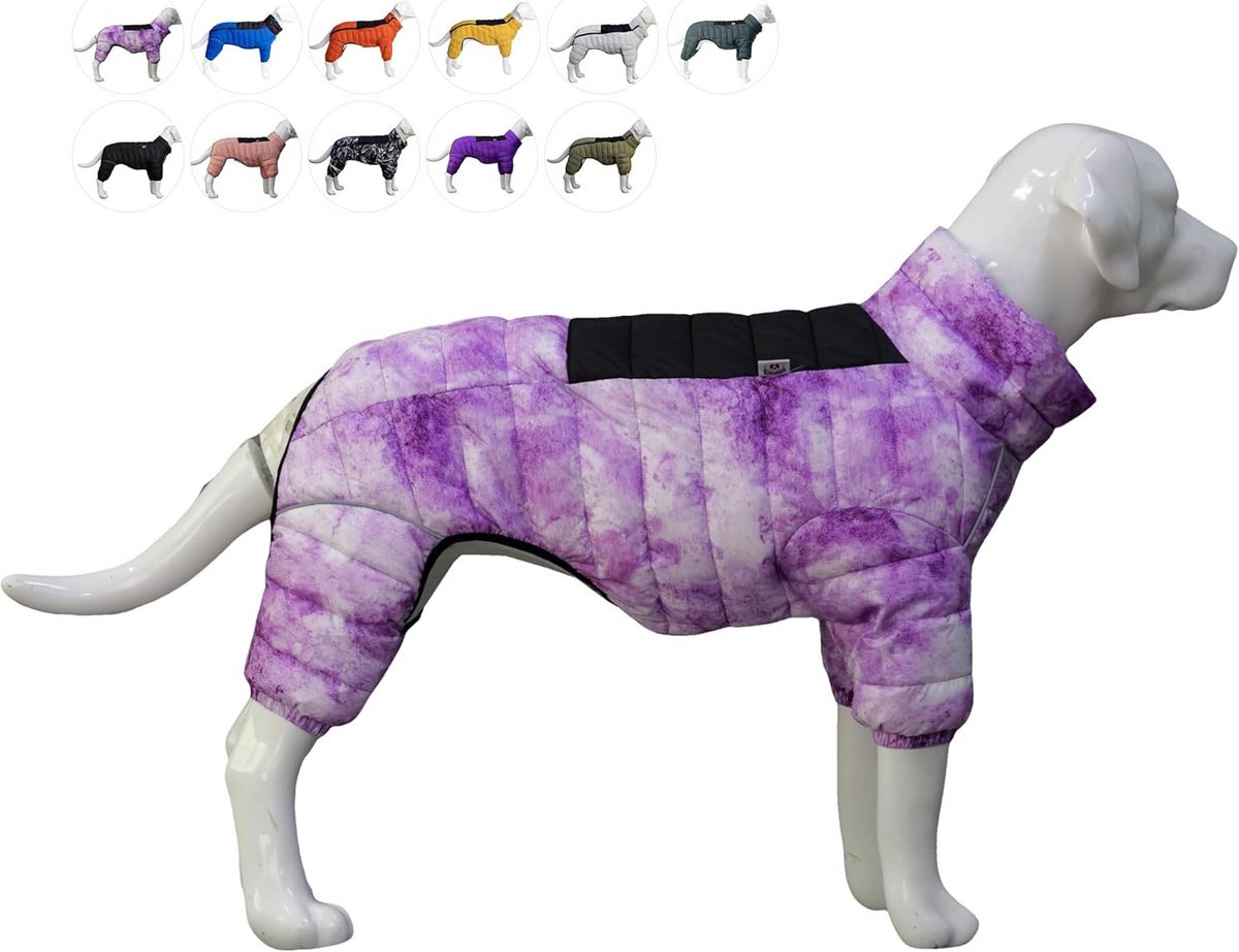 Waterdichte Winter Hondenjas met 4 Benen - Warm, Winddicht en Reflecterend voor Kleine tot Grote Honden