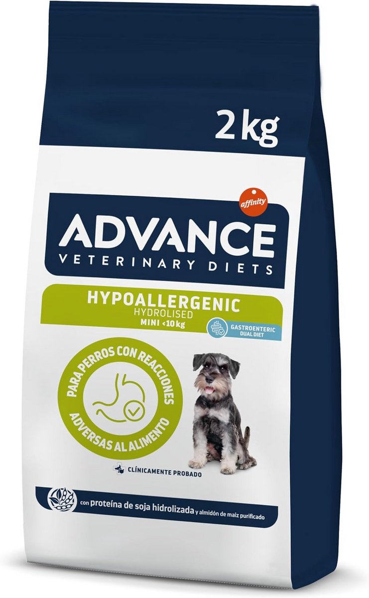 Hypoallergeen hondenvoer Mini, 2 kg voor allergische honden
