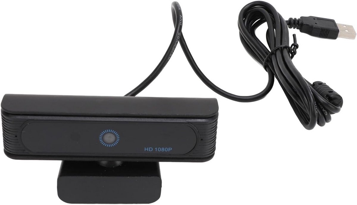 Full HD 1080P Webcam met Gezichtsherkenning en 120 Graden Groothoek