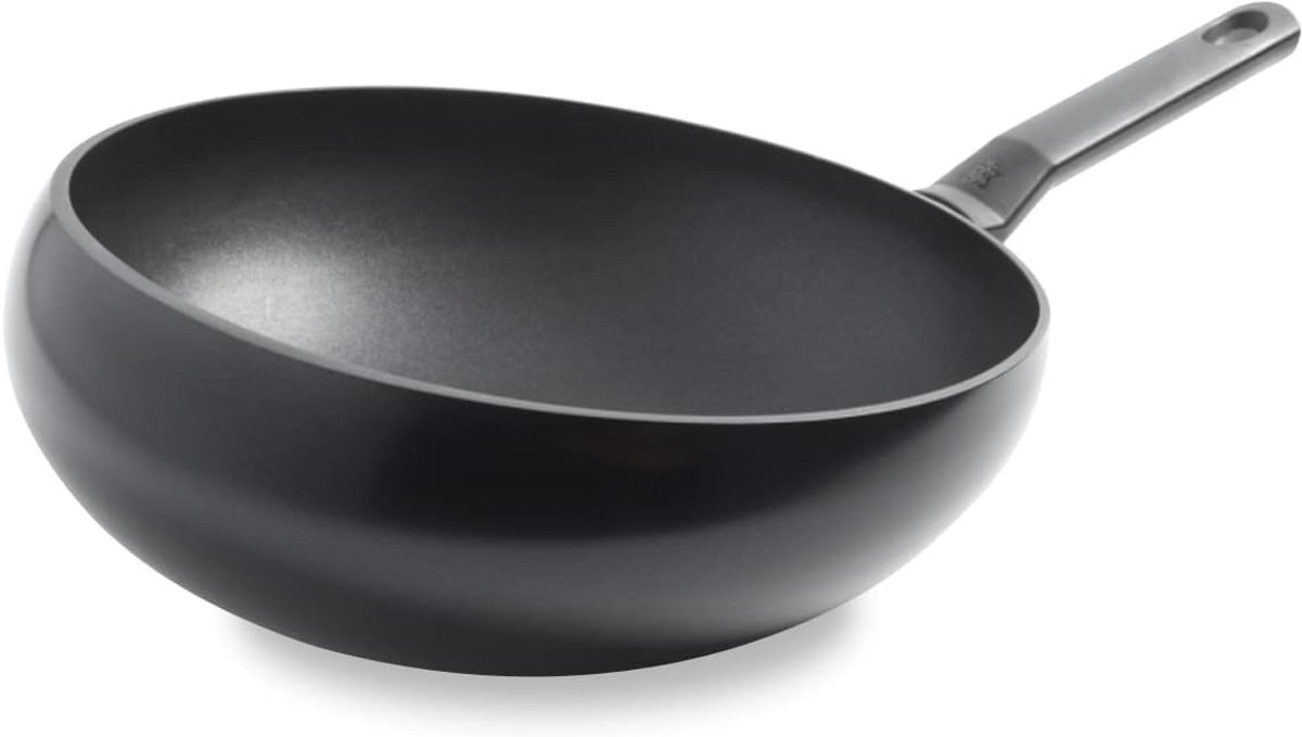 Professionele Keramische Wok 30cm - Non-Stick & PFAS Vrij - Geschikt voor Inductie