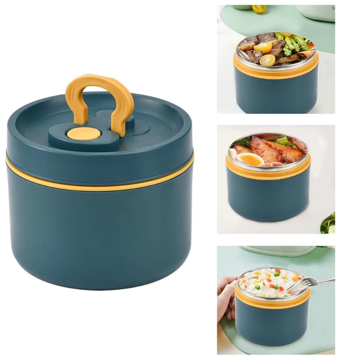 Geïsoleerde lunchdoos stapelbare magnetron oven 304 roestvrij staal bento doos nieuwe draagbare afgesloten geïsoleerde voedselverhoud