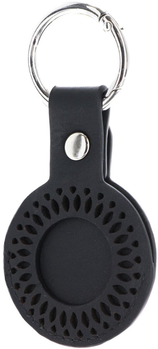 Golden Head Leren sleutelhanger Polo Schlüsselanhänger für AirTag 5113 Schwarz zwart