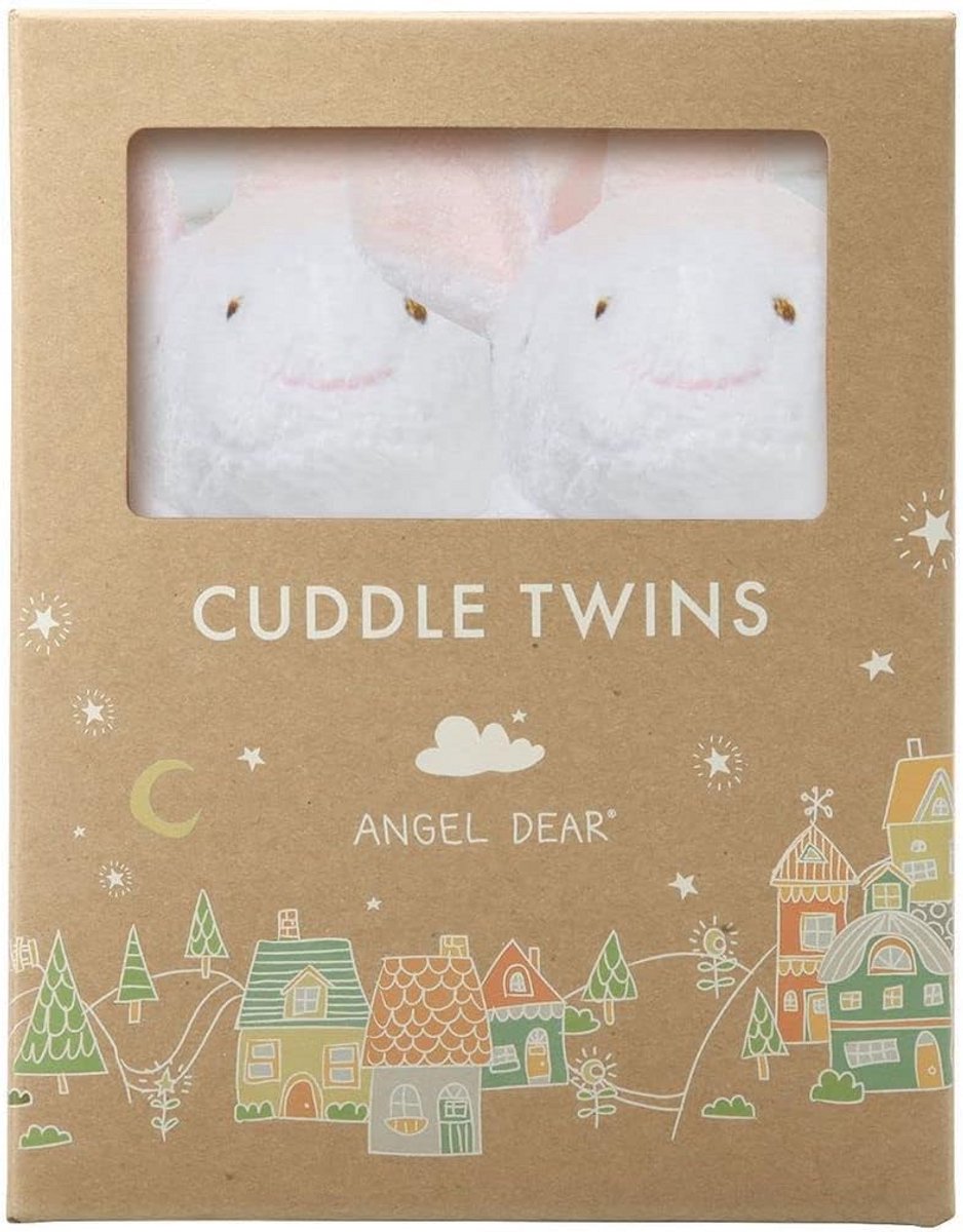 Set van 2 Witte Eenhoorn Knuffeldoeken - Veilige Knuffel voor Baby en Peuter