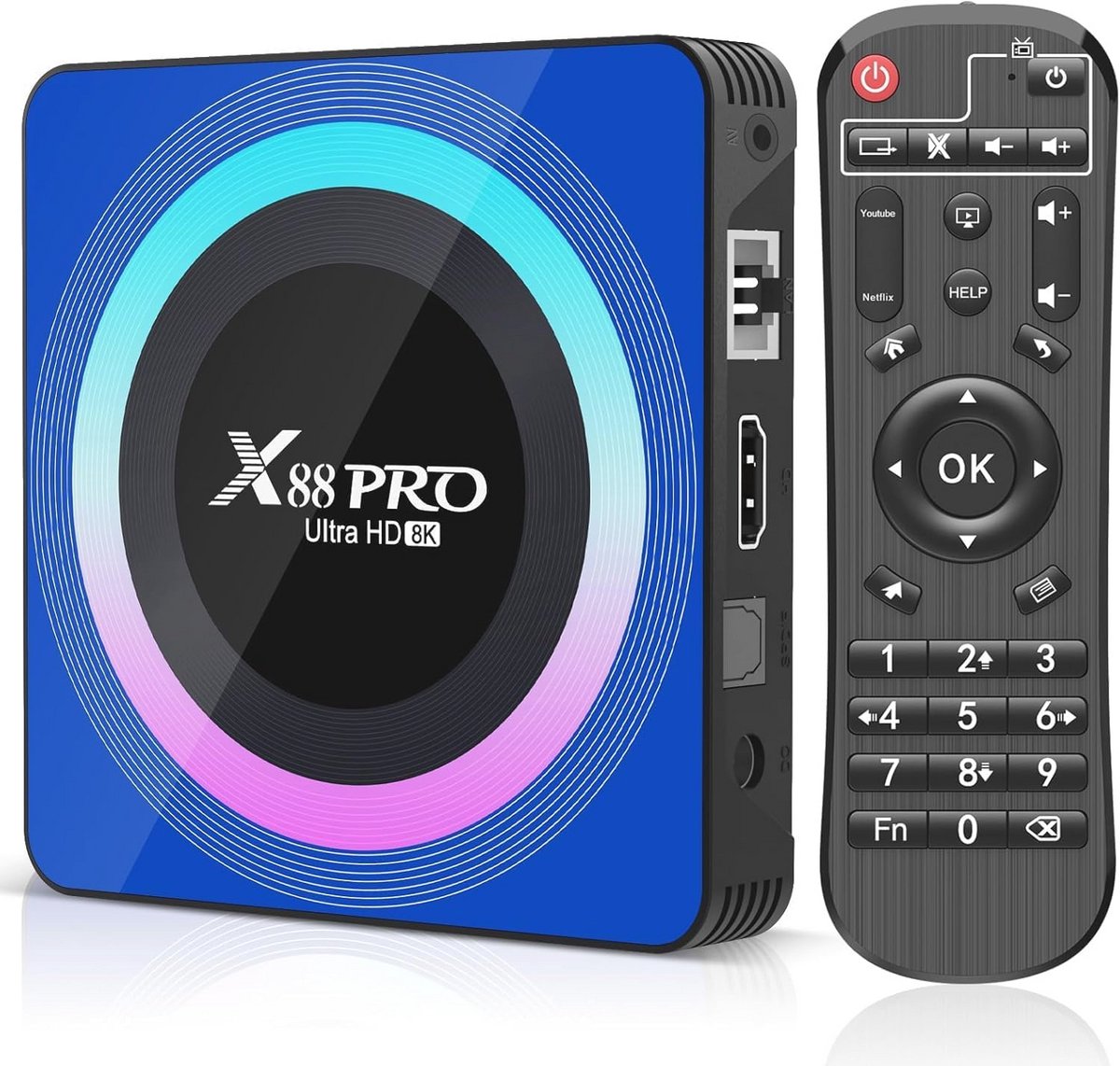 Android TV Box 4K HD - Media Player met Dual WiFi en 2GB/16GB